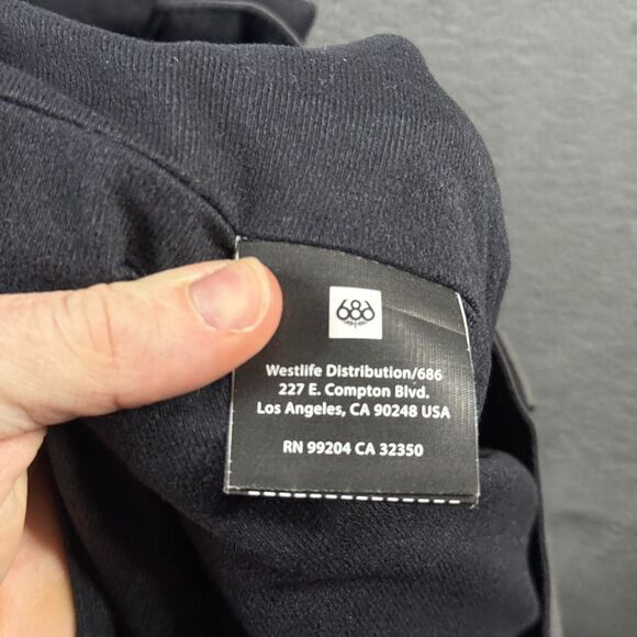 686 Snowboard Pants Mens Large Gray Standard Shell 5K Infidry Waterproof - Picture 5 of 16